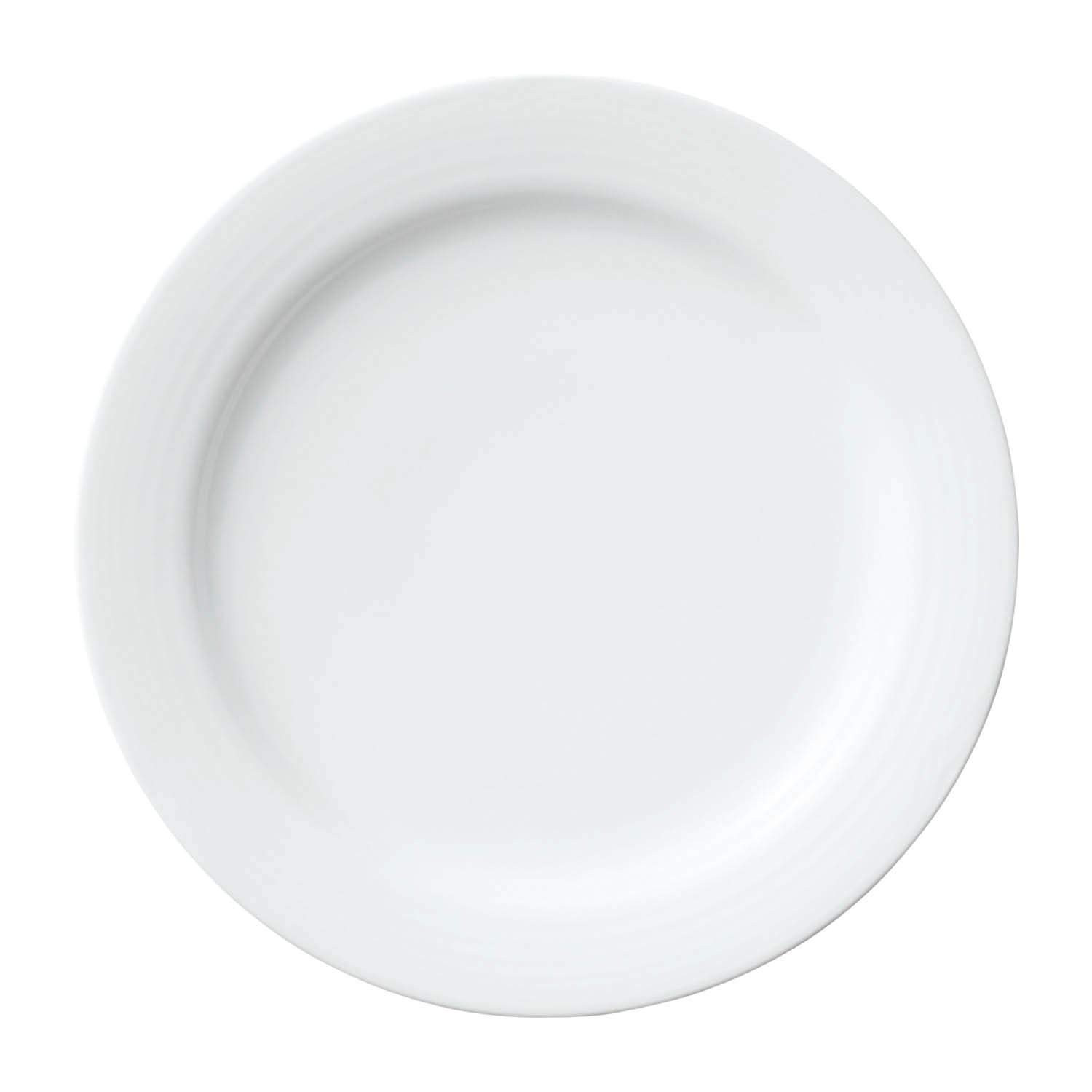 

Noritake Fine Porcelain Plate, 27cm, Arctic White, Microwave and Dishwasher Safe, 1 Plate, 91520/4000