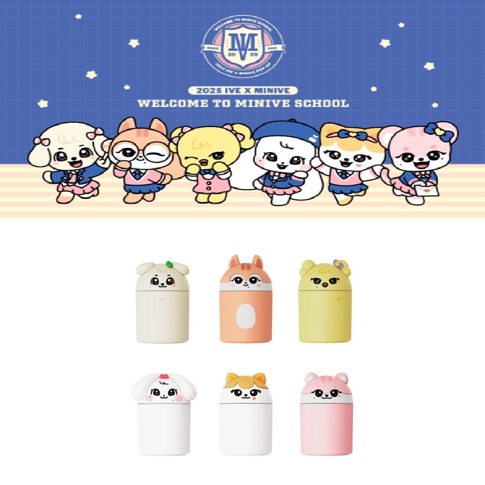 Pre-order 2025 IVE X MINIVE POP-UP Welcome to MINIVE Desk Trash Bin