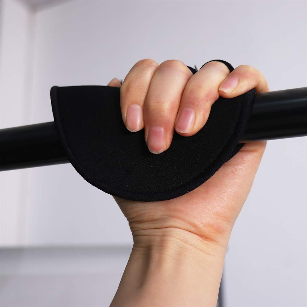1 Pair Non-slip Weightlifting Hand Protect Pads Four-finger Gym Power Gloves  Women