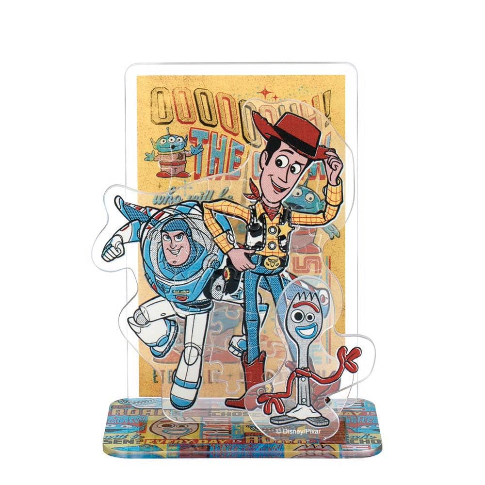 Puzzle x Acrylic Beverly 37 Pieces Disney Acrylic Stand Pop Toy [Jigsaw Stand] Story/Vintage