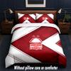  Nottingham Forest Design Set Lenzuola Letto 1 Copripiumino + 2 Federe Morbido Traspirante Biancheria da Letto per la Casa