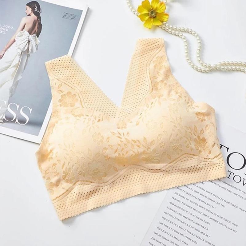 Seamless Lace Plus Size Breathable Bra for Young Girls
