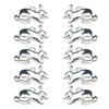 Set of 10 Rabbit Pendants Necklace Pendant Craft Accessories Jewelry Pendant for Unique Jewelry and Craft Projects