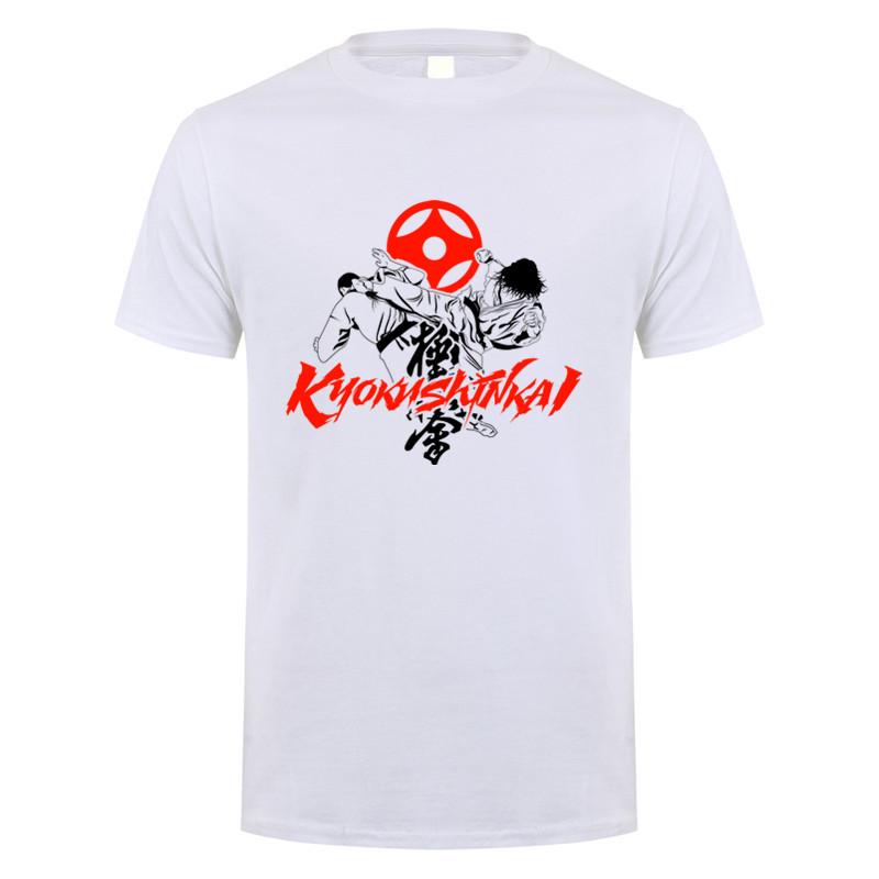 Kyokushin Karate Masutatsu Oyama Giappone Maglietta Unisex Cotone Manica Corta Kyokushinkai Kyokushin Maglietta Top