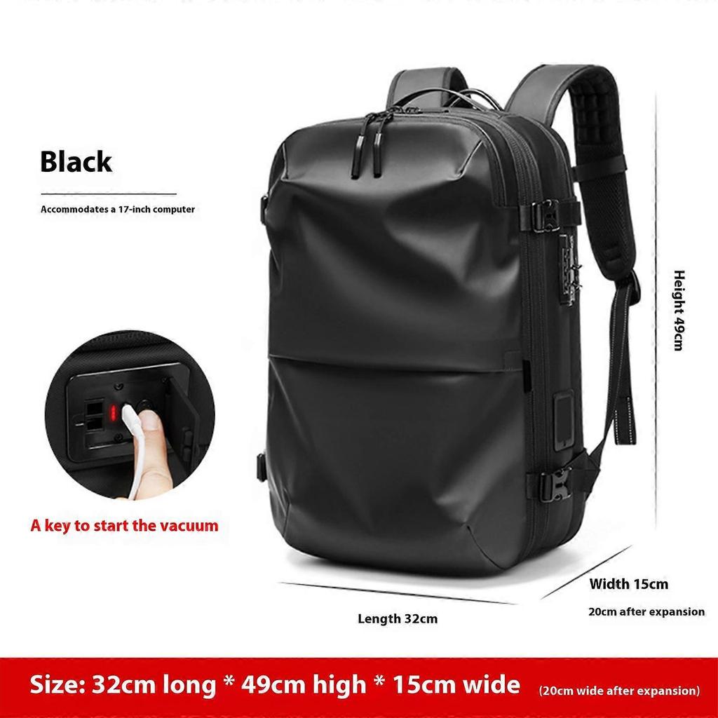 Large Capacity Business Backpack Vacuum Seal Travel Backpack Expandable Air Compression Vacuum Seal Bag for Clothing