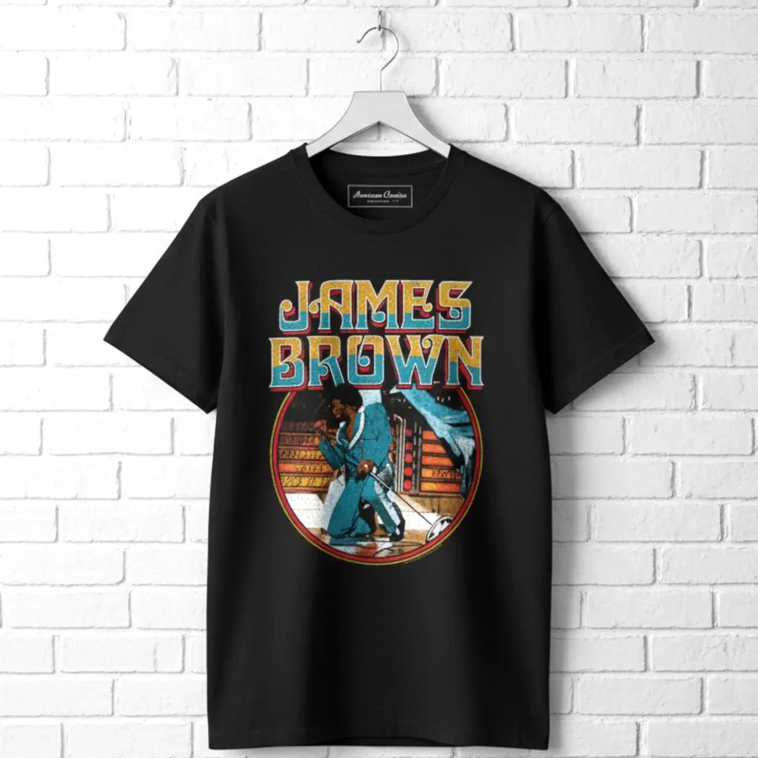 James Brown Hit Me Twice Men s T Shirt L