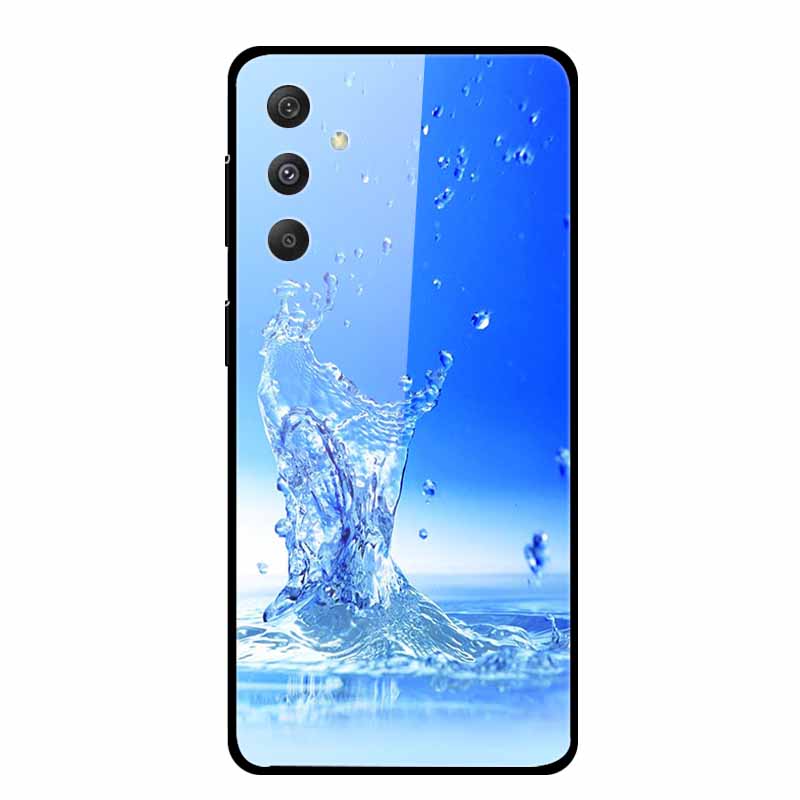 Tempered Glass Case For Samsung Galaxy S24 Plus Case Hard Glass Back Cover Soft Bumper For Samsung S24 Plus Phone Case S24Plus