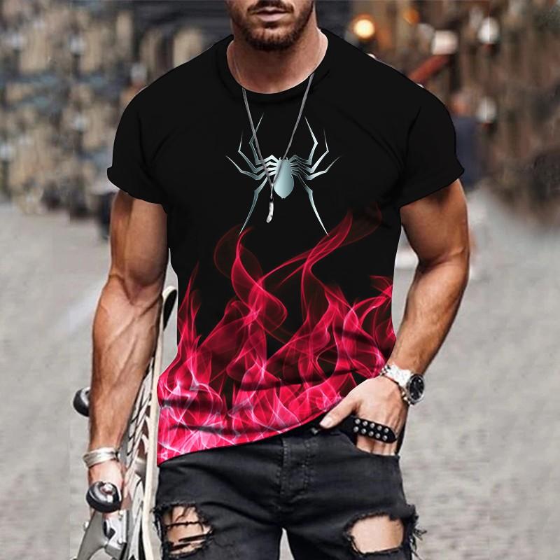 

Мужская детская модная повседневная футболка Футболка с 3D-принтом Быстросохнущая спортивная одежда для активного отдыха Впитывающая пот Мужская футболка Верх 160