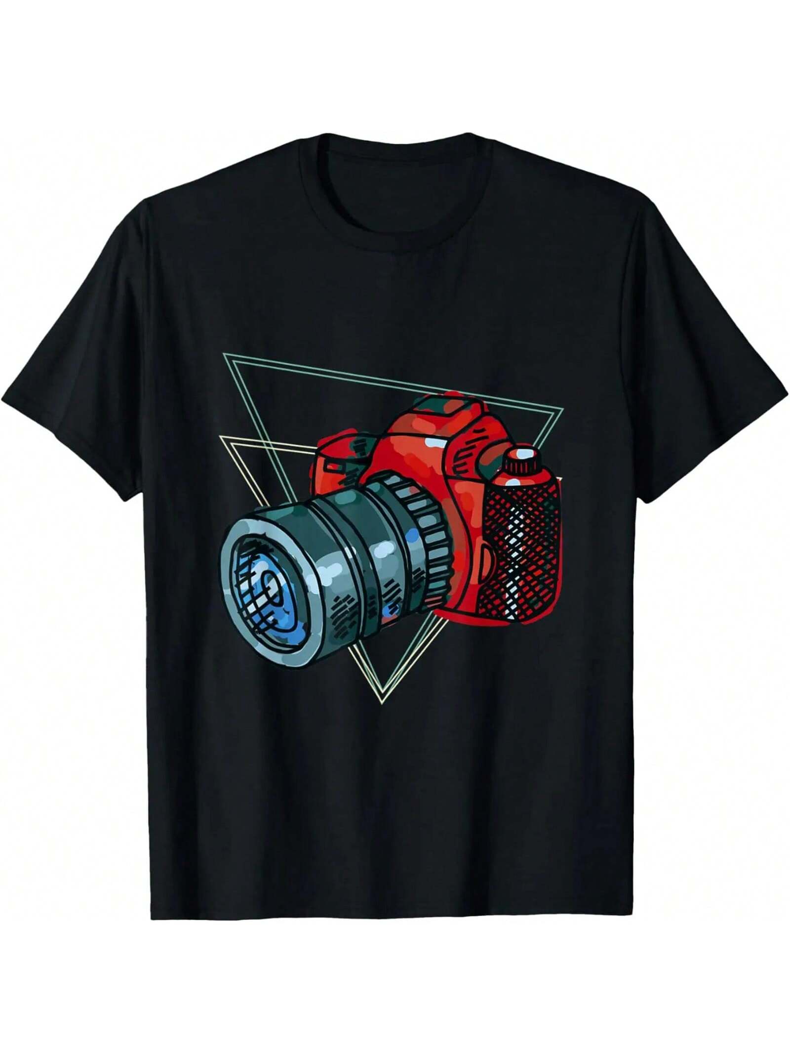 I Can Freeze Of Time What s Your Superpower_ Funny Camera T-Shirt S разноцветный