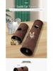 Foldable Suede Cat Tunnel Toy for Self-Play