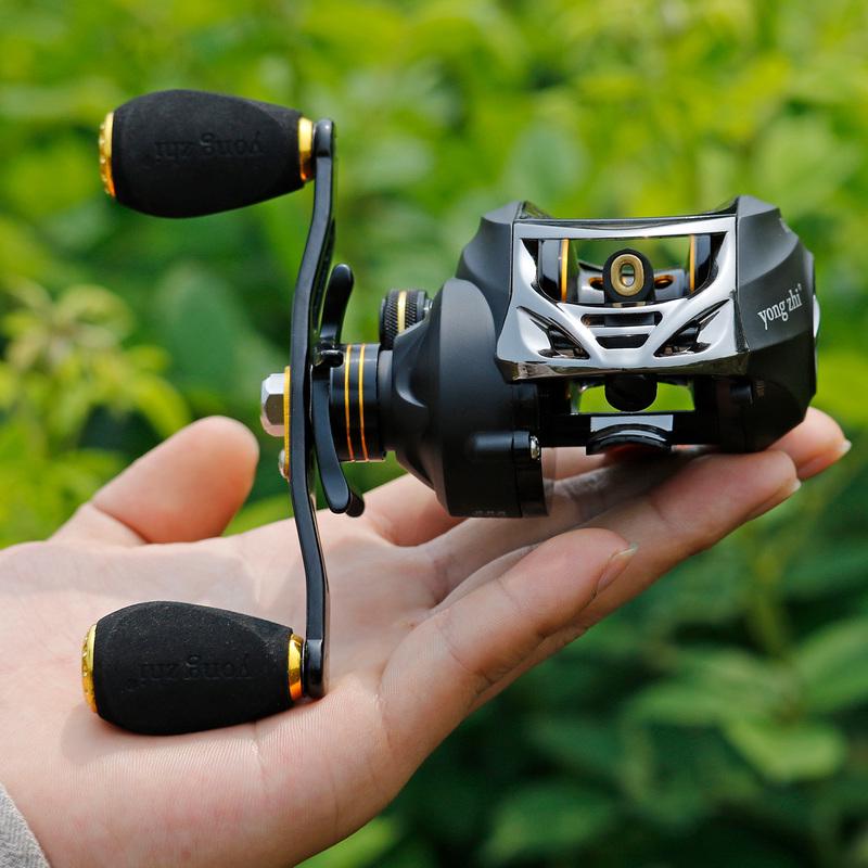 Sleek Low Profile Baitcasting Reel: 7 Bearings, 6.3:1 Gear
