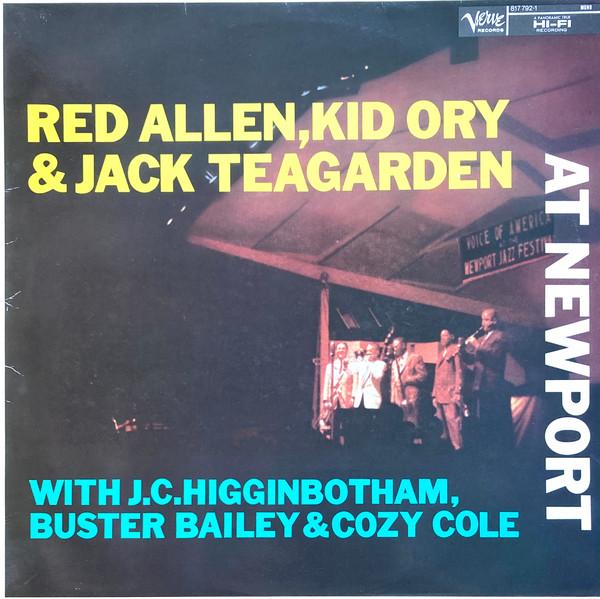

LP Record RED ALLEN KID ORY JACK TEAGARDEN At Newport 8177921 VERVE France Jazz Used
