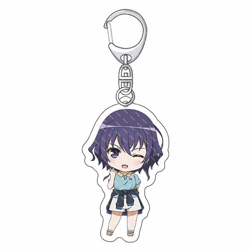 Anime Saenai Kanojo No Sodatekata Blessing Flowers Megumi Kato Eriri Spencer Sawamura Acrylic Keychain  Model Gift Toy