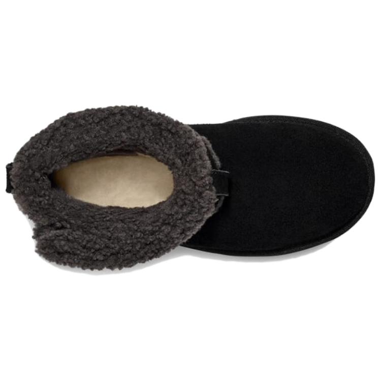 UGG Sheepskin Versatile Comfortable Trendy Fashion Short Snow Boots Women boots Black 1144041-BLK