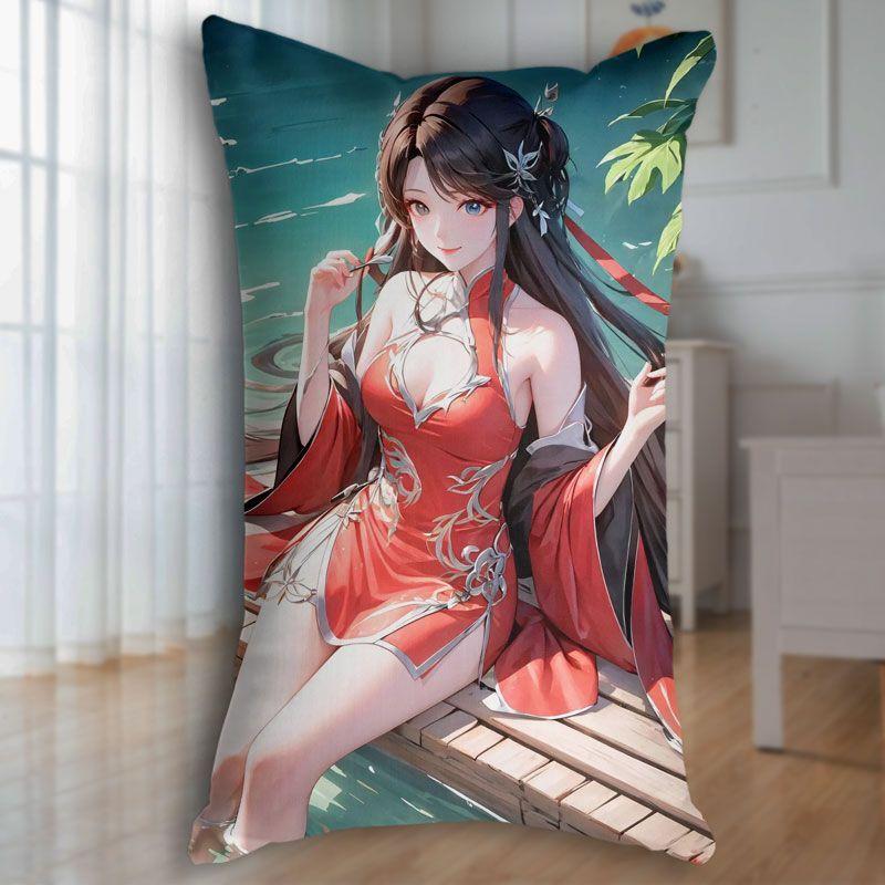 Anime Student Dormitory Room Bedroom Sleeping Pillow Sofa Decorative Cushion