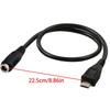 DC 3.5x1.35mm/5.5x2.1mm Female to Micro USB Male Connector Adapter Wire 5V Power Supply Cable Aging Resistance Cord