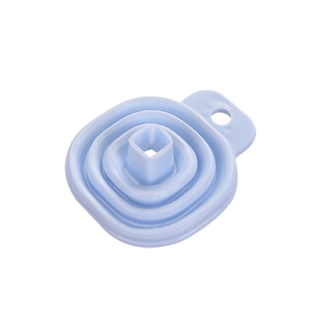 

Кухонный инструмент многоразовая выдвижная воронка синий