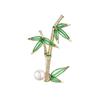 High-end Chinese-style Bamboo Brooch, Feminine Charm Rising Steadily, Fashionable and Sophisticated Pearl Brooch