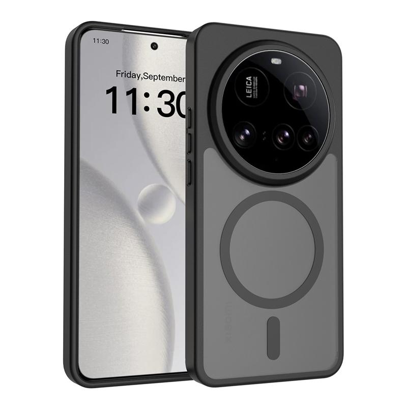 

For Xiaomi 15 Ultra Case Matte PC+TPU Anti-Fingerprints Smooth Touch Translucent Cover for Xiaomi Mi 15 Ultra xiaomi 15 ultra чорний