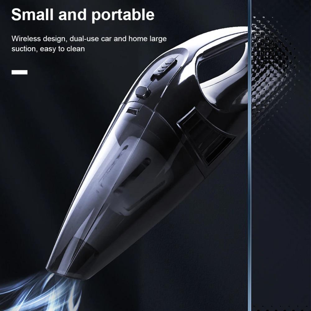 Portable Car Vacuum Cleaner Wired Rechargeable Household Handheld Automatic Vacuum Cleaner 3200kpa High Suction Power