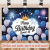 1pc Photography Happy Birthday Backdrop - Celebration Decor