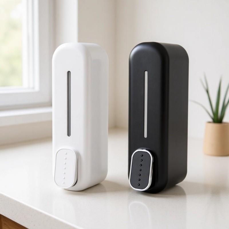Modern Minimalist Wall Mount Hand Press Soap Dispenser For Hotels Bathroom Use