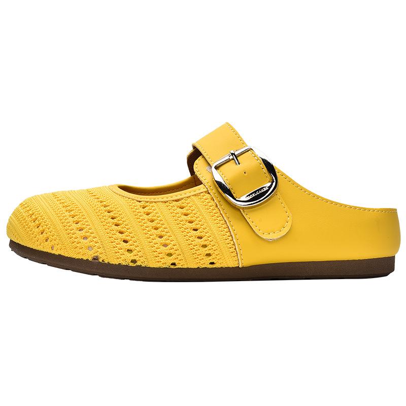 Summer new soft-soled bag head half slippers one-pedal single shoes sandals 5118