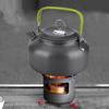 800ML Outdoor Portable Coffee Pot Camping Water Kettle Hiking Picnic BBQ Teapot