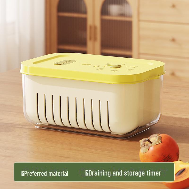 Thickened Fresh-Keeping Storage: Sealed Plastic Box for Refrigerator and Microwave Use