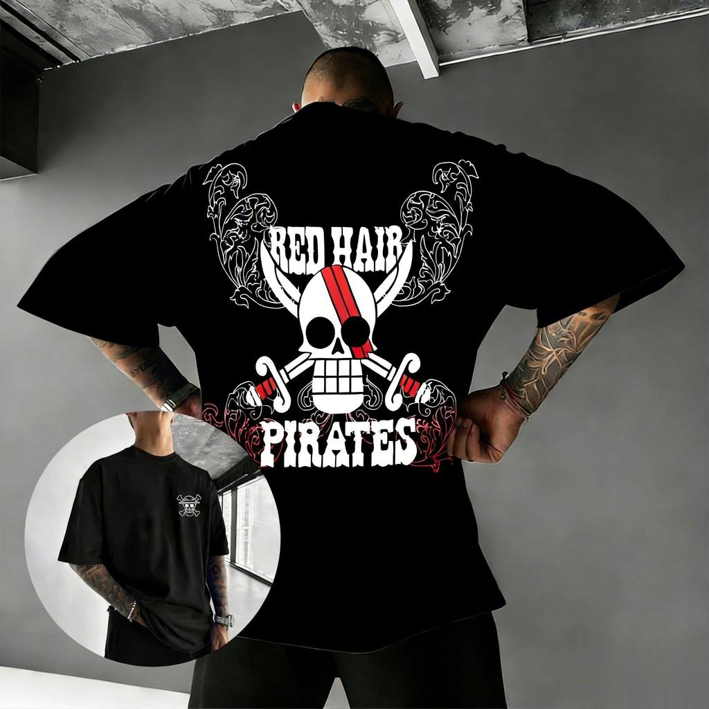 One Piece Anime T Shirt Men Women 2026 Summer Y2k Clothes Cotton Short Sleeve Tops Graphic Tee Casual Streetwear Skull Print