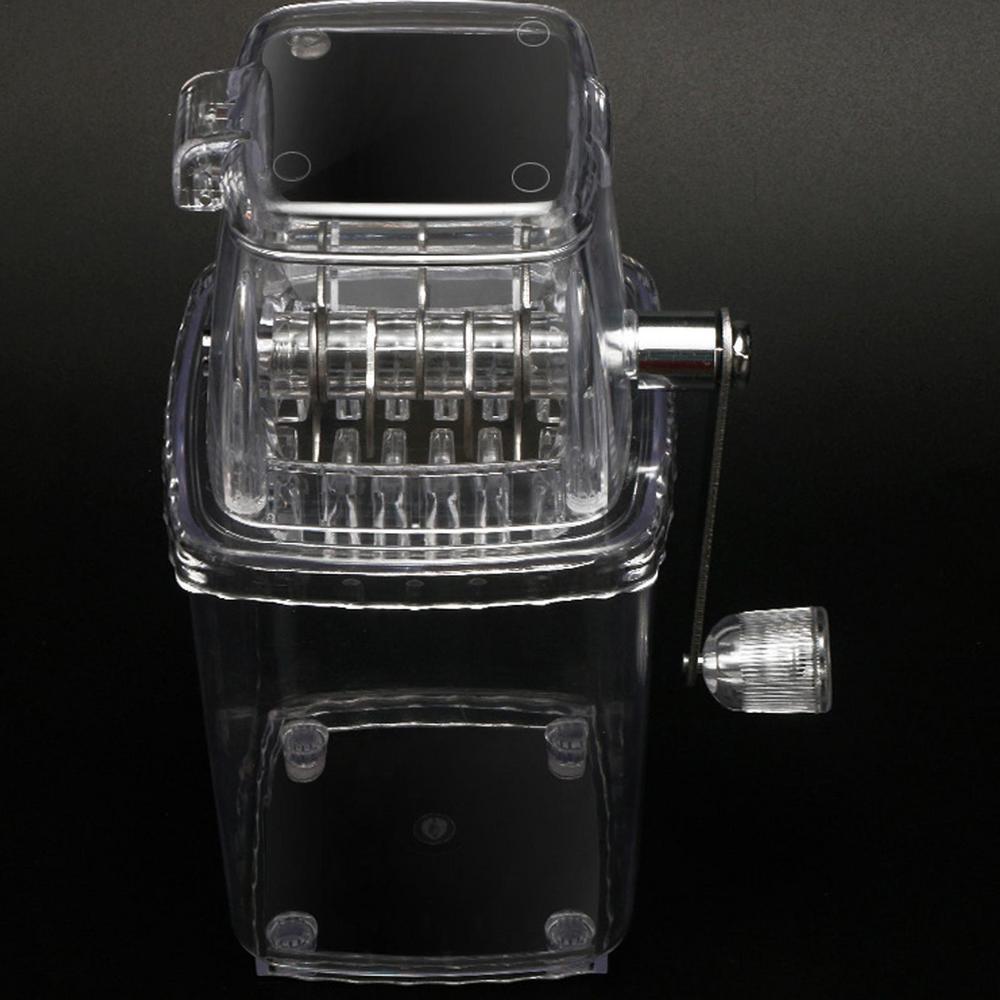 Manual Ice Crusher Mini Ice Shaver Smoothie Maker Ice Block Breaking Slush Machine