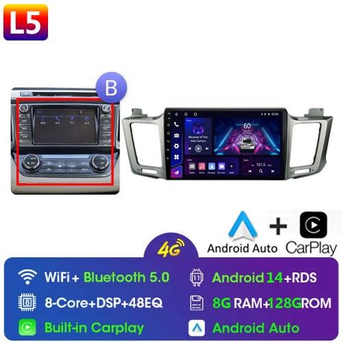 For Toyota RAV4 Rav 4 XA40 2012 - 2018 Android Car Radio Multimidia Video Player Navigation GPS Carplay Touch Screen Auto Stereo