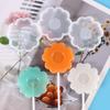 DIY Lollipop Mold Chocolate Moulds Cake Mould Fondant Molds Flower Shaped Silicone Material Bakeware Baking Accessories