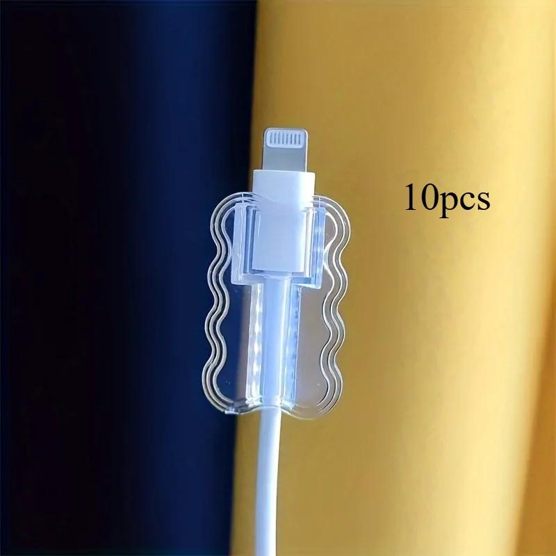 10 pieces of data cable protection sleeves, anti-breakage data cable protectors, flexible cable management, no live electricity