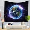 Cosmic Solar System Hanging Cloth Art Background Cloth Galaxy Space Planet Tapestry Science Fiction Planet Background Cloth