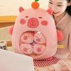 Adorable Capybara Plush Toy Soft Stuffed Animal Cushion For Kids And Office Use