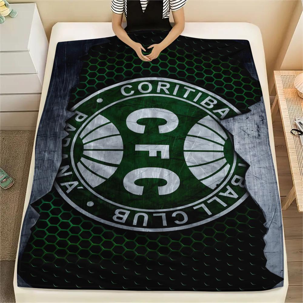 FootBall Club Print Flannel Blanket,High quality Comfortable for All Seasons,Home Decor,Warmth and Comfort,Perfect for Christmas Gifts