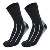 1 Pair Waterproof Socks Elastic Breathable Mid-Tube Soft Socks Foot Protection Windproof