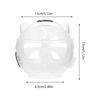 Casco para Gato Anti Mordeduras Transpirable Capucha para Gatito Casco Transparente para Aseo de Gato Para Gatito Perro Pequeño Prevención Recorte Baño