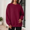 Women's Casual Drop Shoulder Neck Sweatshirt