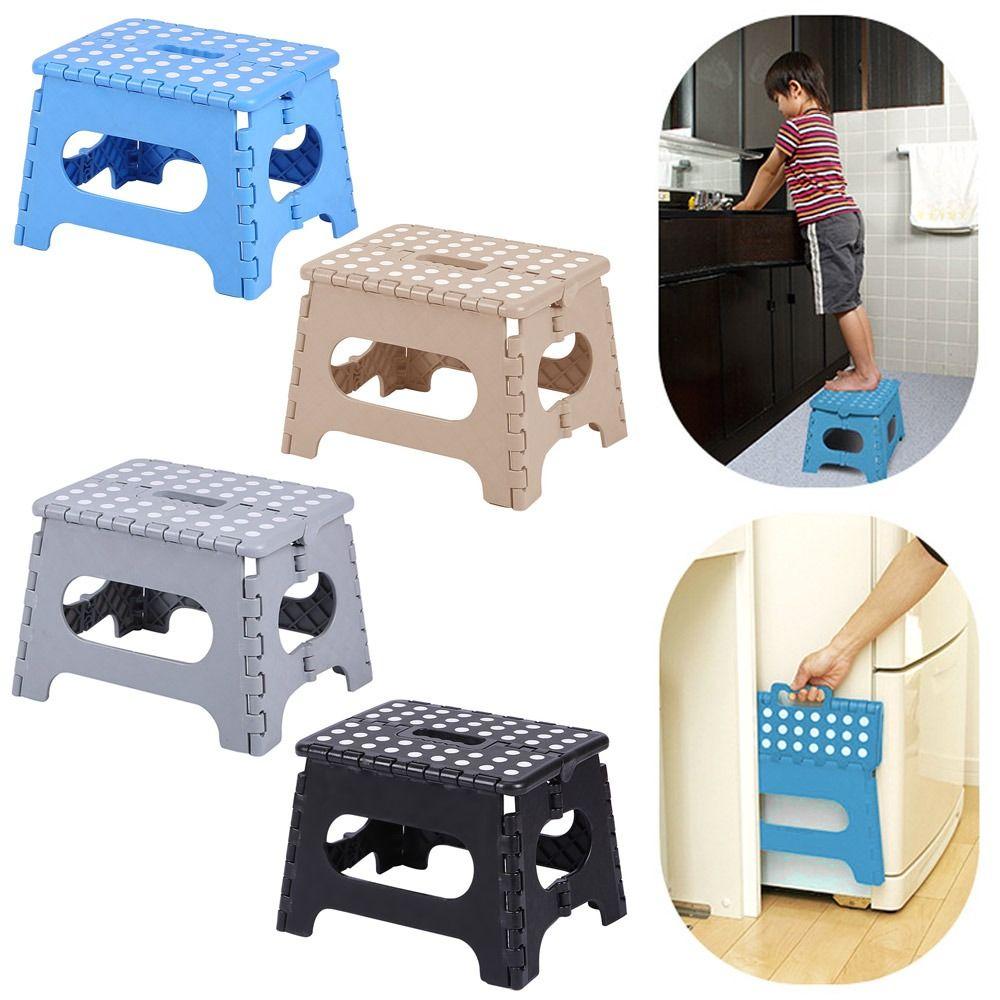 

Утолщенный несущий 150 кг бытовой пластиковый складной стул, складной шаг, стул для взрослых и детей, сиденье