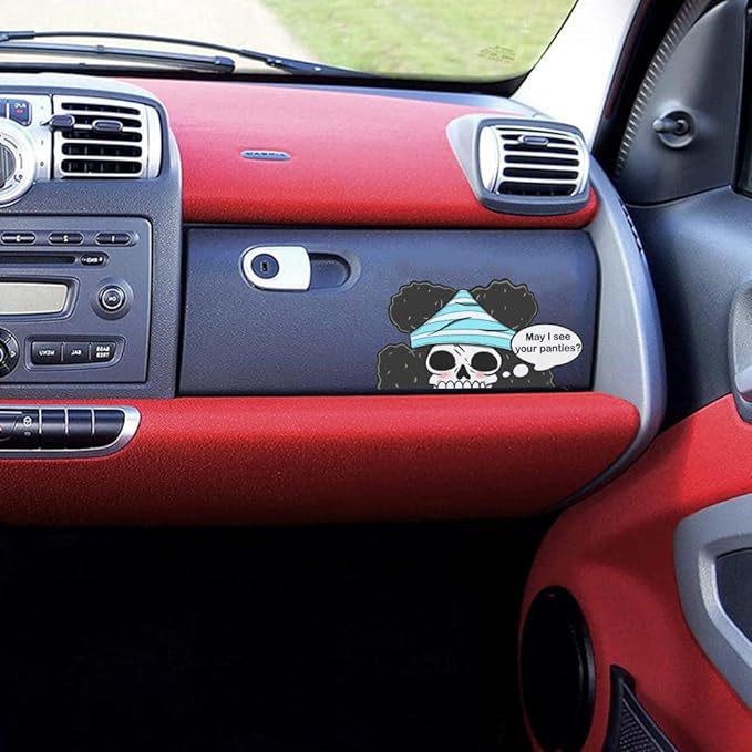 Skeleton Baron Anime Car Reflective Sticker for Windows, Body, Bumper, and Trucks