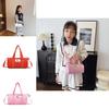 Trendy Unisex Korean Style Kids Bucket Bag Stylish Fabric Letters Casual Travel Bag