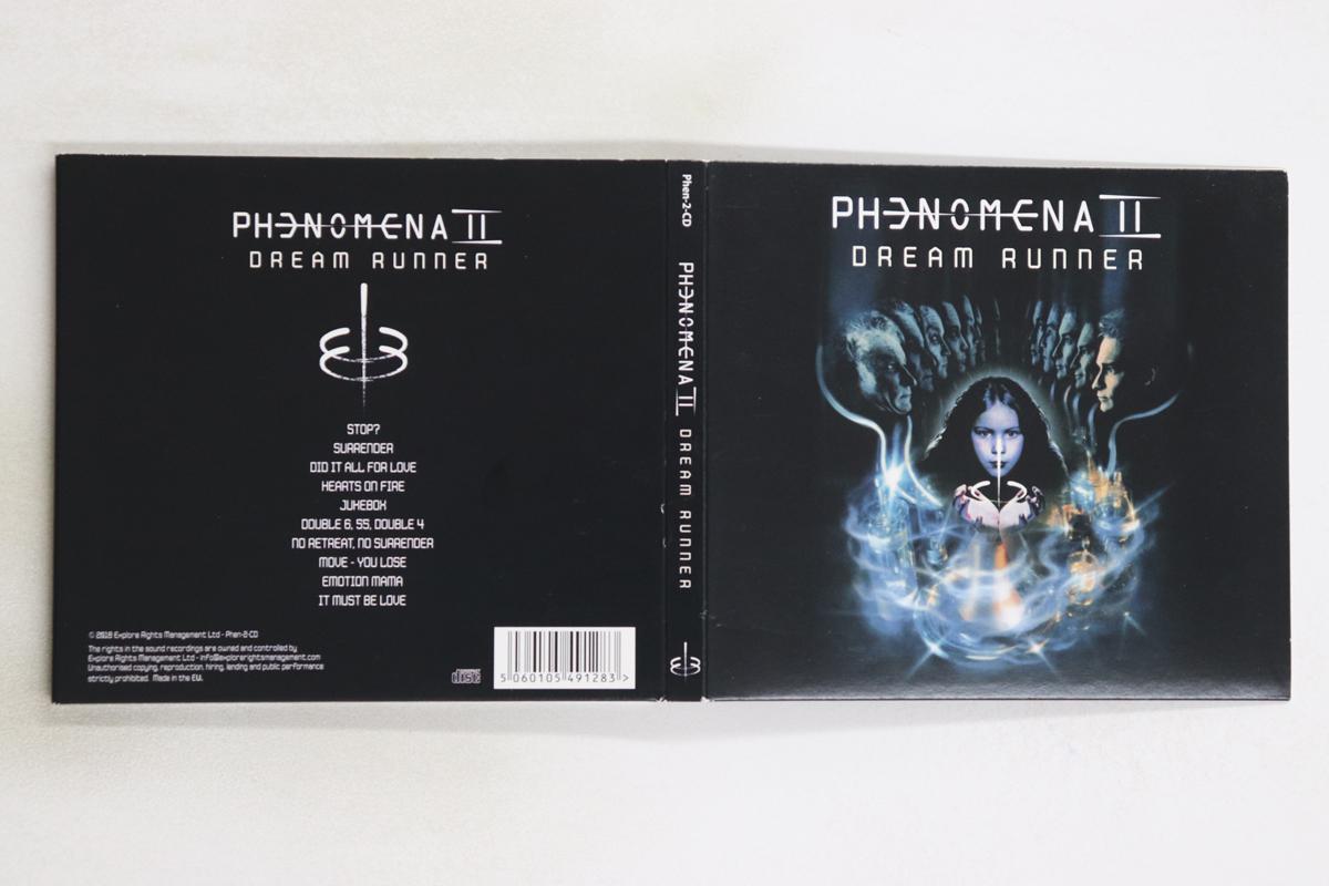

CD PHENOMENA II - Dream Runner PHEN2CD EXPLORE RIGHTS 2018 UK Rock Used