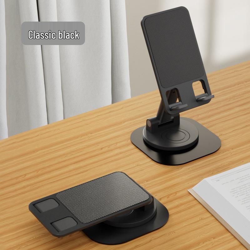 Suport metalic pliabil rotativ la 360° pentru laptopuri, tablete și telefoane