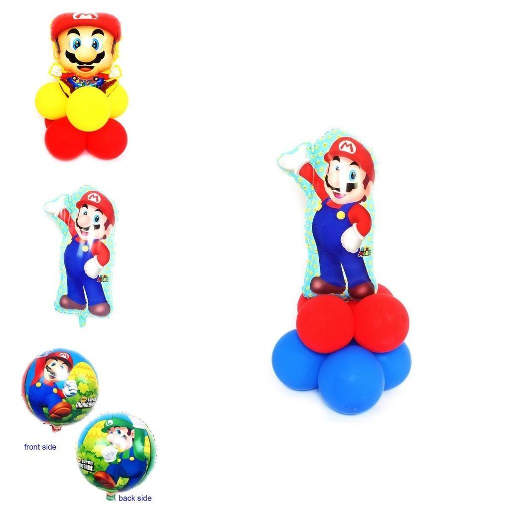 Cartoon Luigi Bros Foil Balloons For Junior's Gifts And Festivals