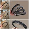 with Toothed Hairband Make Up  Hair Hoop Fashion Rhinestone Headband  Non-slip