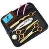 5.5 Inch Symmetrical Handle Hair Scissors, Set, Hair Scissors, Flat Scissors, Tooth Scissors, Thin Scissors, Set