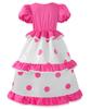 ReliBeauty Princess Halloween Costume for Princess Birthday Cute Dress with Polka Dot Size 110 Dress, Girls, Kids, Cosplay, Costume, Christmas, Gift,