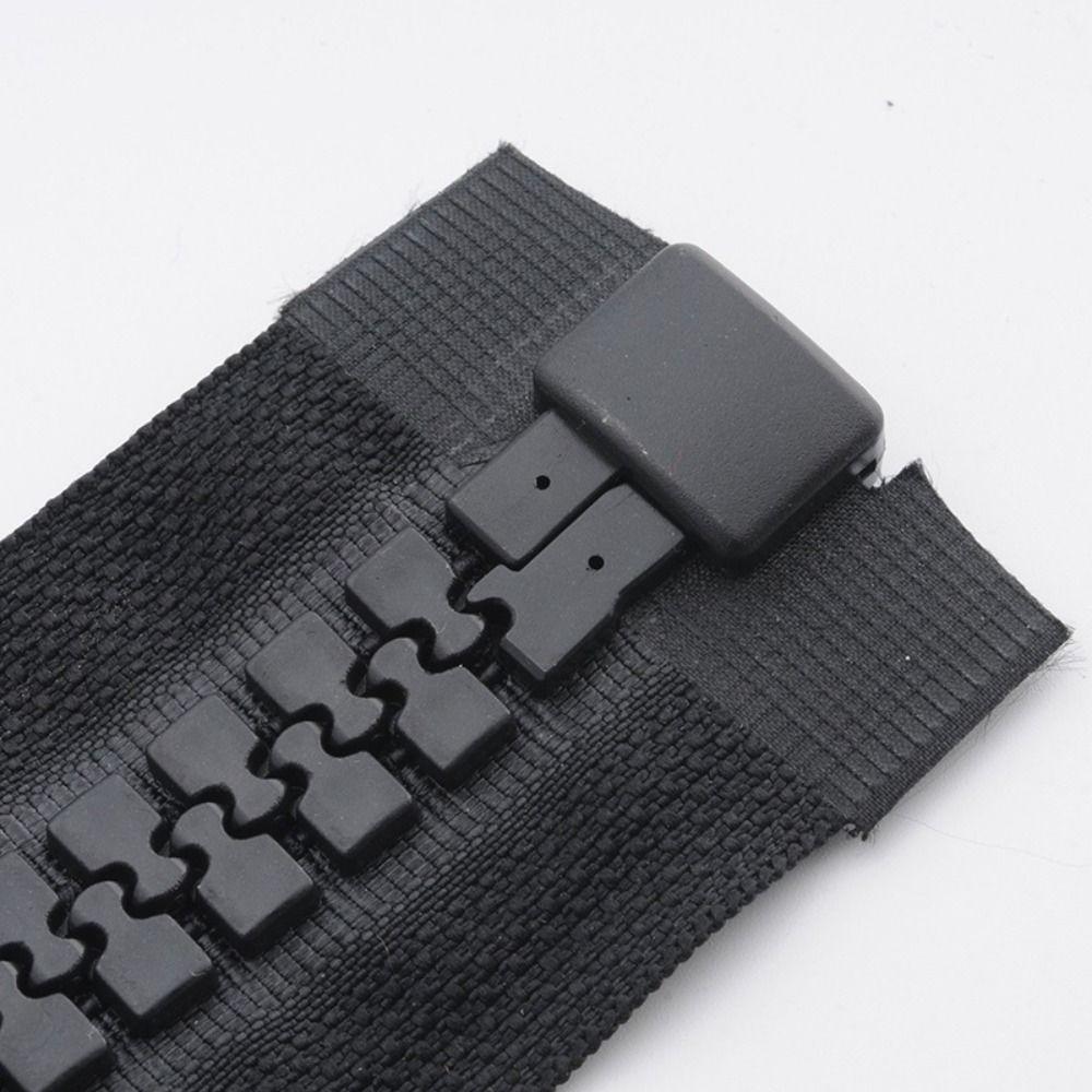 Craft 20# Double-sided DIY Two Zippers for Tent Cloth Accessories Zippers Pull Ring Zip Slider Head